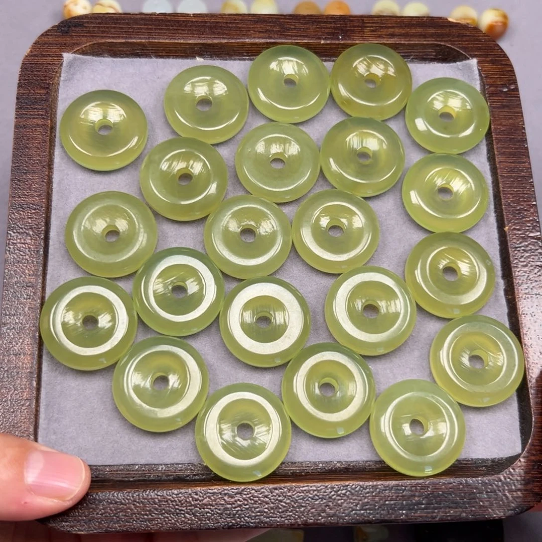 未镶嵌蛇纹石玉颈饰不退不换