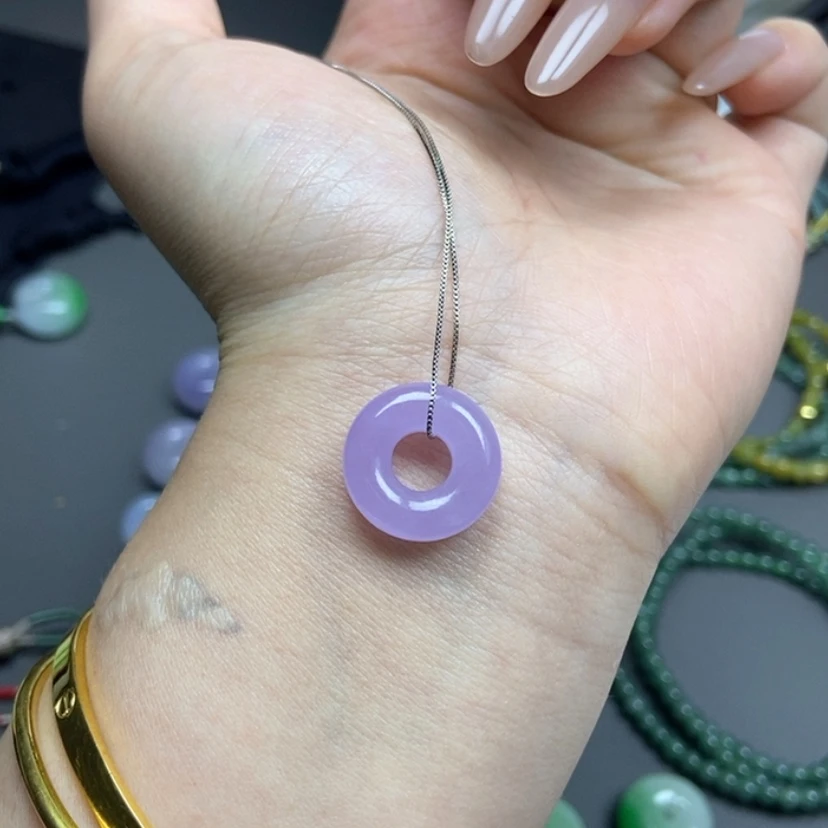 【闪购商品】茶*甜甜圈吊坠项链