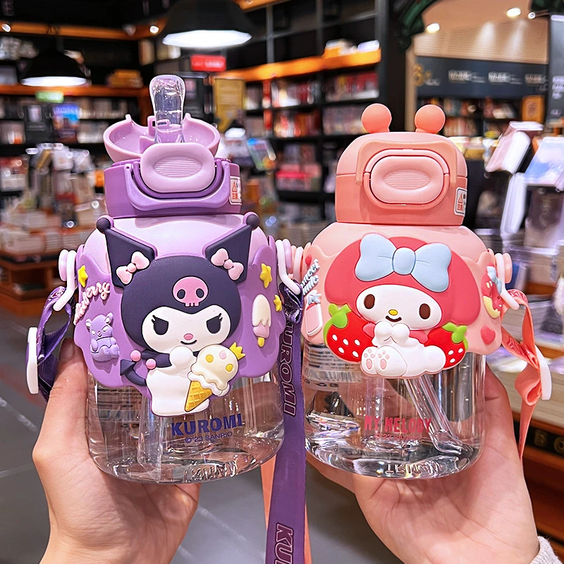 夏季创意吸管杯可爱大容量学生夏季水杯塑料大肚杯子