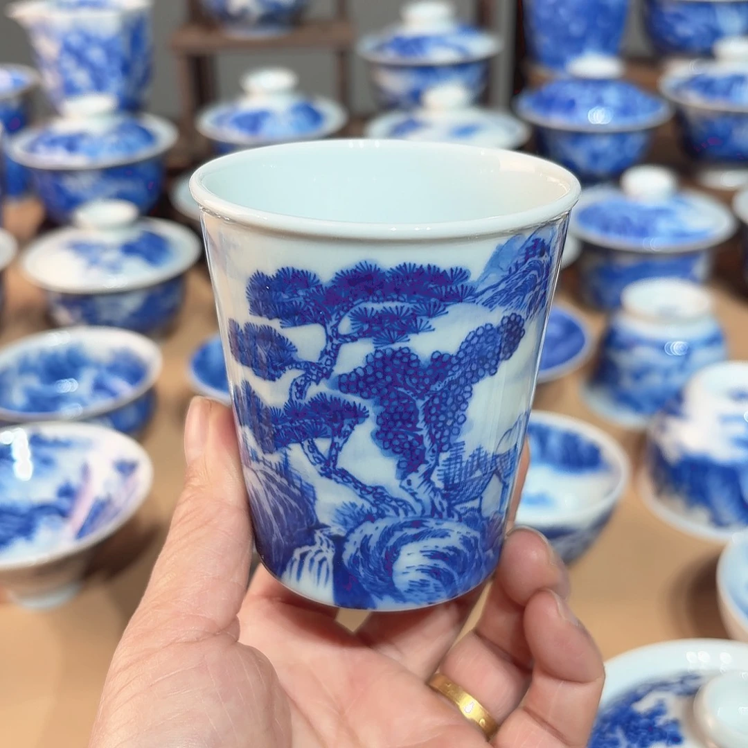 景德镇纯手绘可乐杯