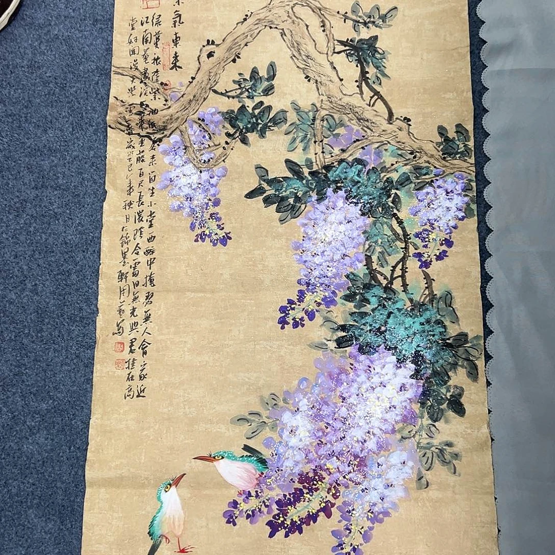 国画国画作品纯手绘作品