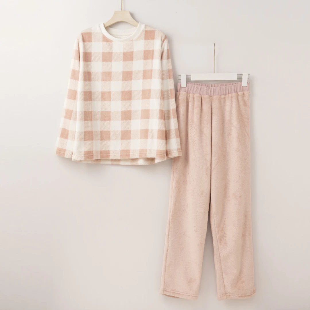 【特价-占单者限购】Q2405 居家百搭日常格子套装