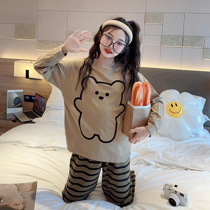 女童家居服秋季2025新款儿童洋气秋装睡衣大童女孩春秋款长袖套装