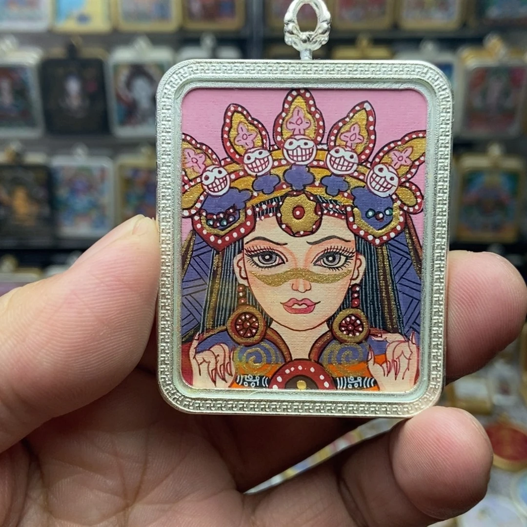 吊坠纯手绘前世今生福利卡