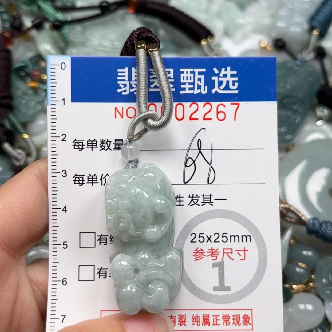 翡翠颈饰未镶嵌不含链2267