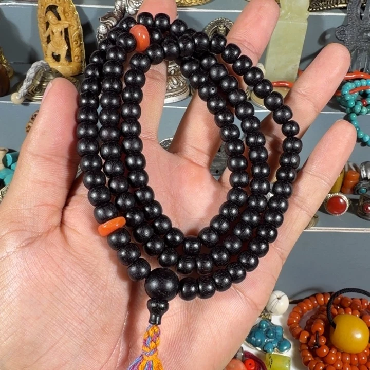 银S925藏区收来的珠子