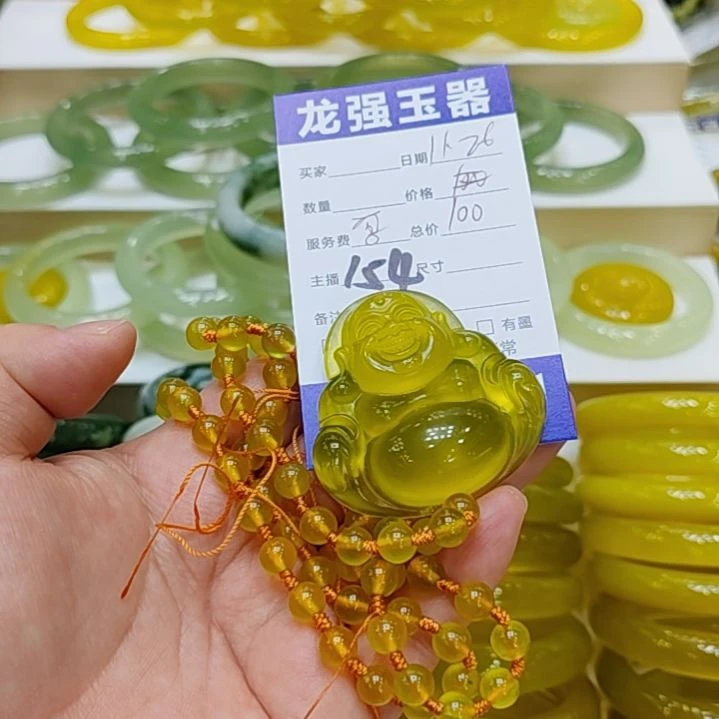 A***a岫玉未镶嵌颈饰岫玉