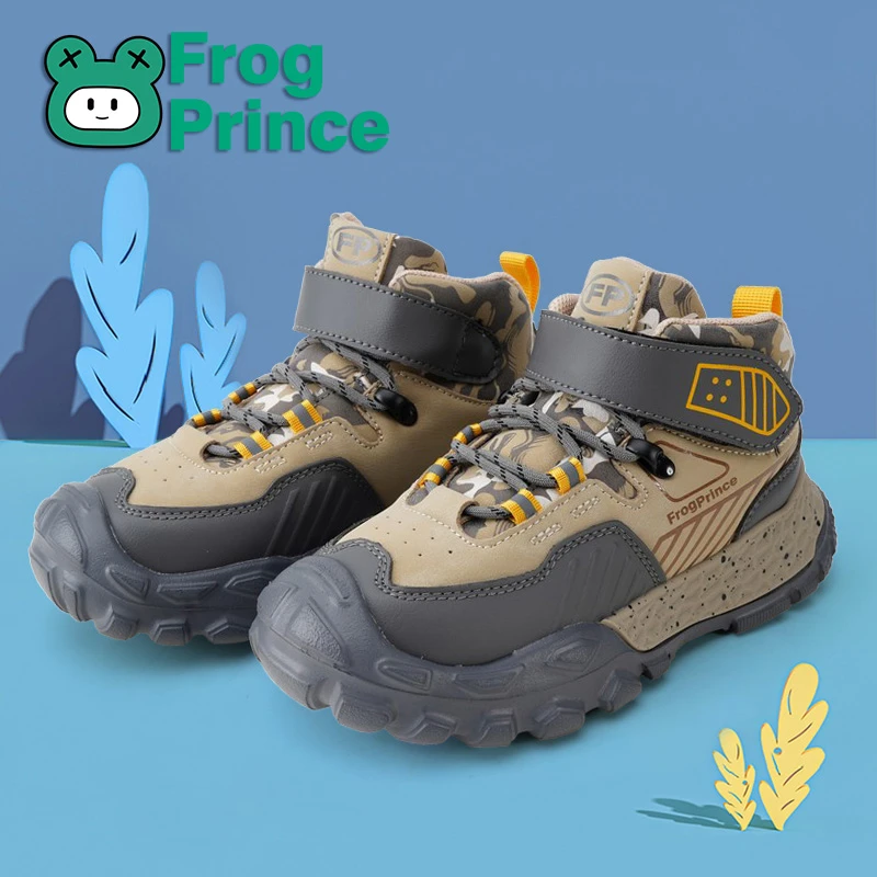 青蛙王子儿童运动鞋春秋款大气百搭舒适女童男童防滑时尚休闲百搭