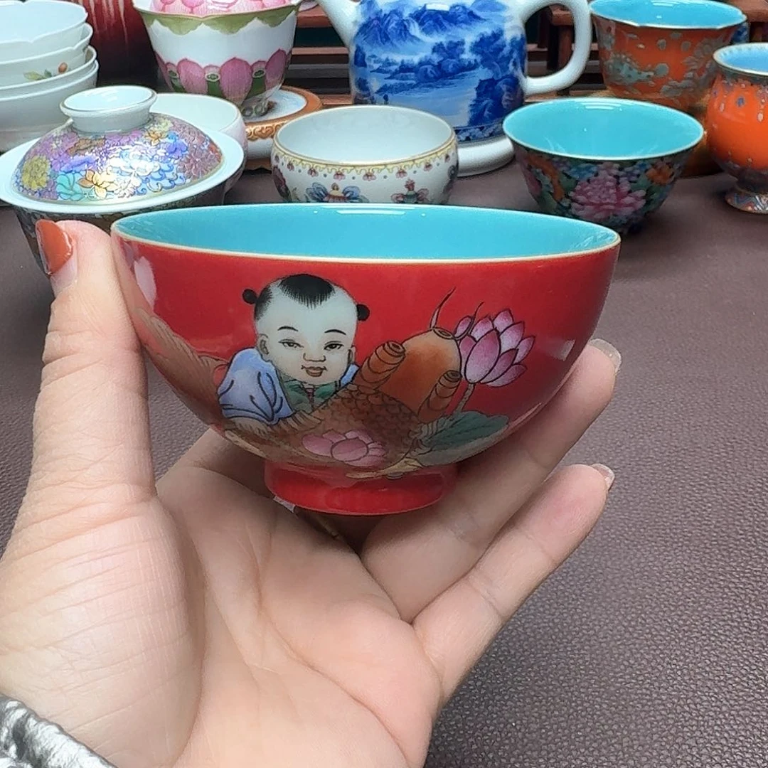 瓷片四*兄景德镇仿古手工制作精品