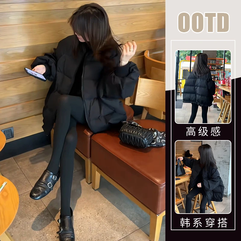 欧式高端大气设计感别致保暖棉服外套2025冬季时尚加厚减龄棉衣潮