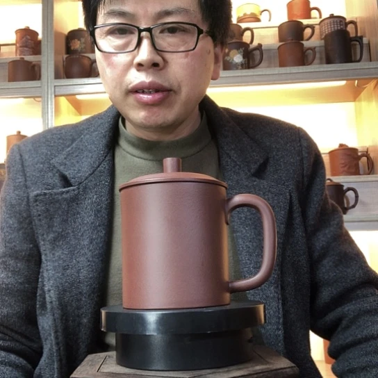 底槽青茶杯办公杯容量500