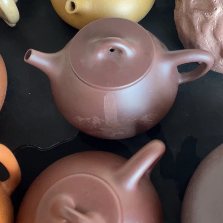 紫砂茶壶平盖石瓢悟空