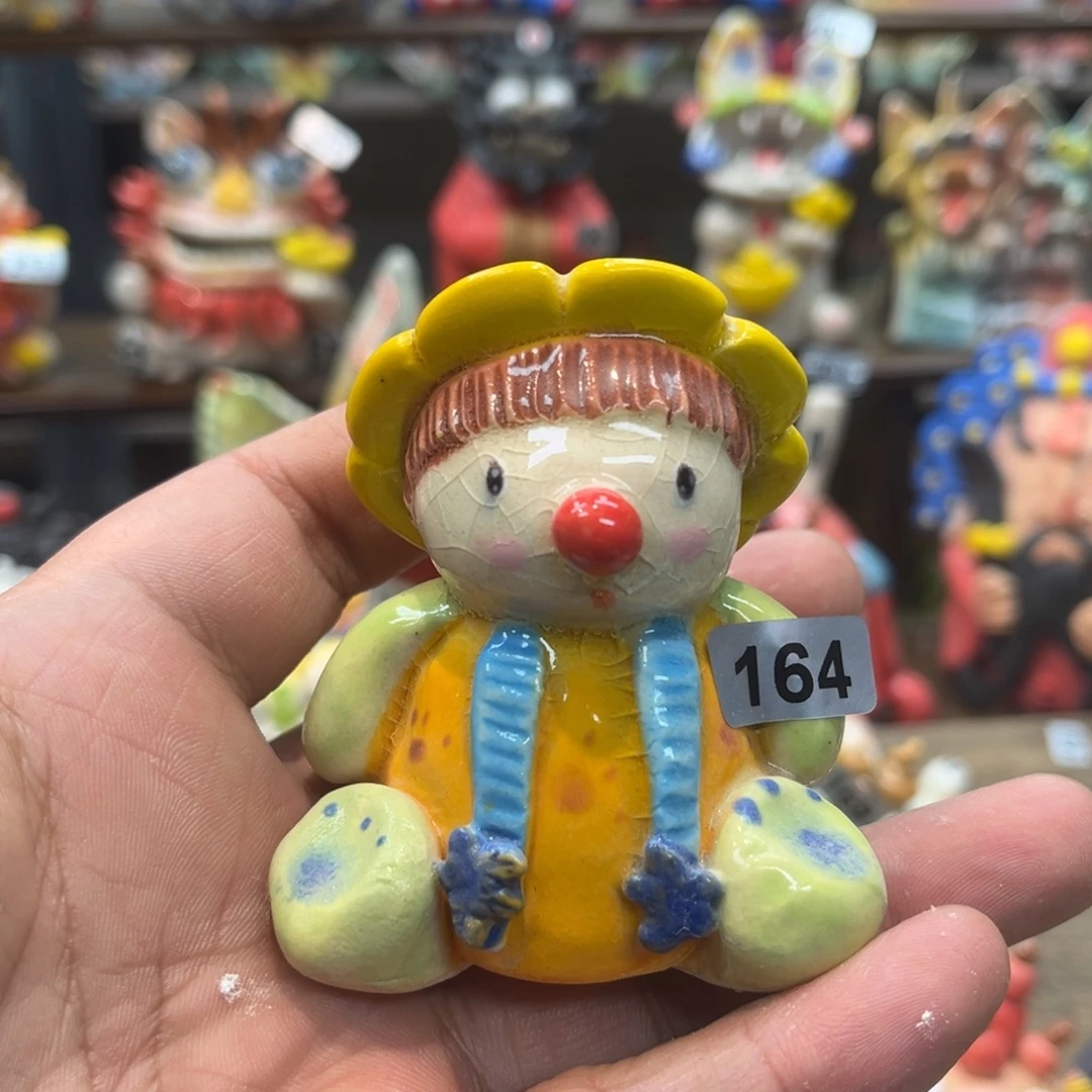 陶瓷纯手工抽象陶瓷摆件164