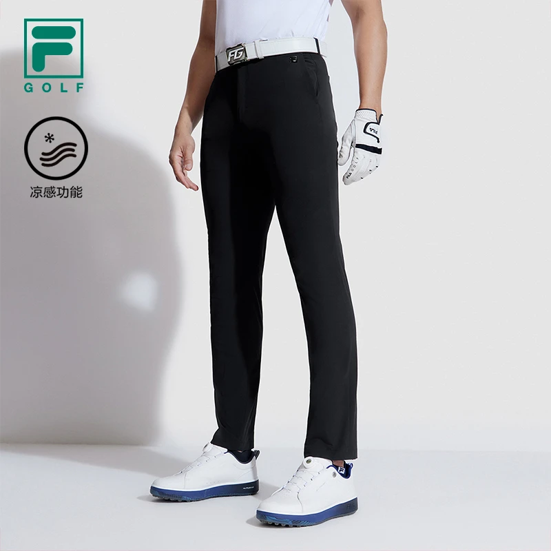 Fila/斐乐男士【凡尔赛联名高尔夫梭织裤】夏季运动长裤A11M425804F