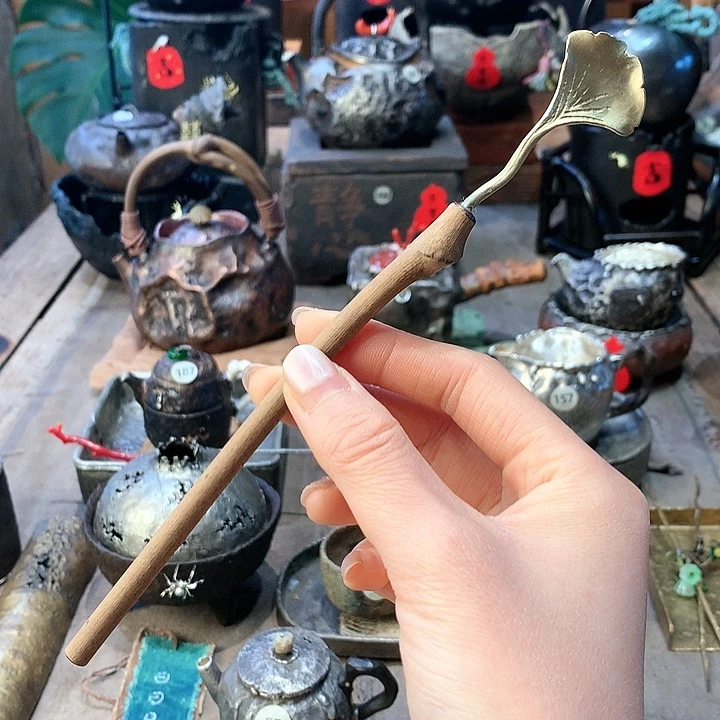 特价福利 手工铜茶拨