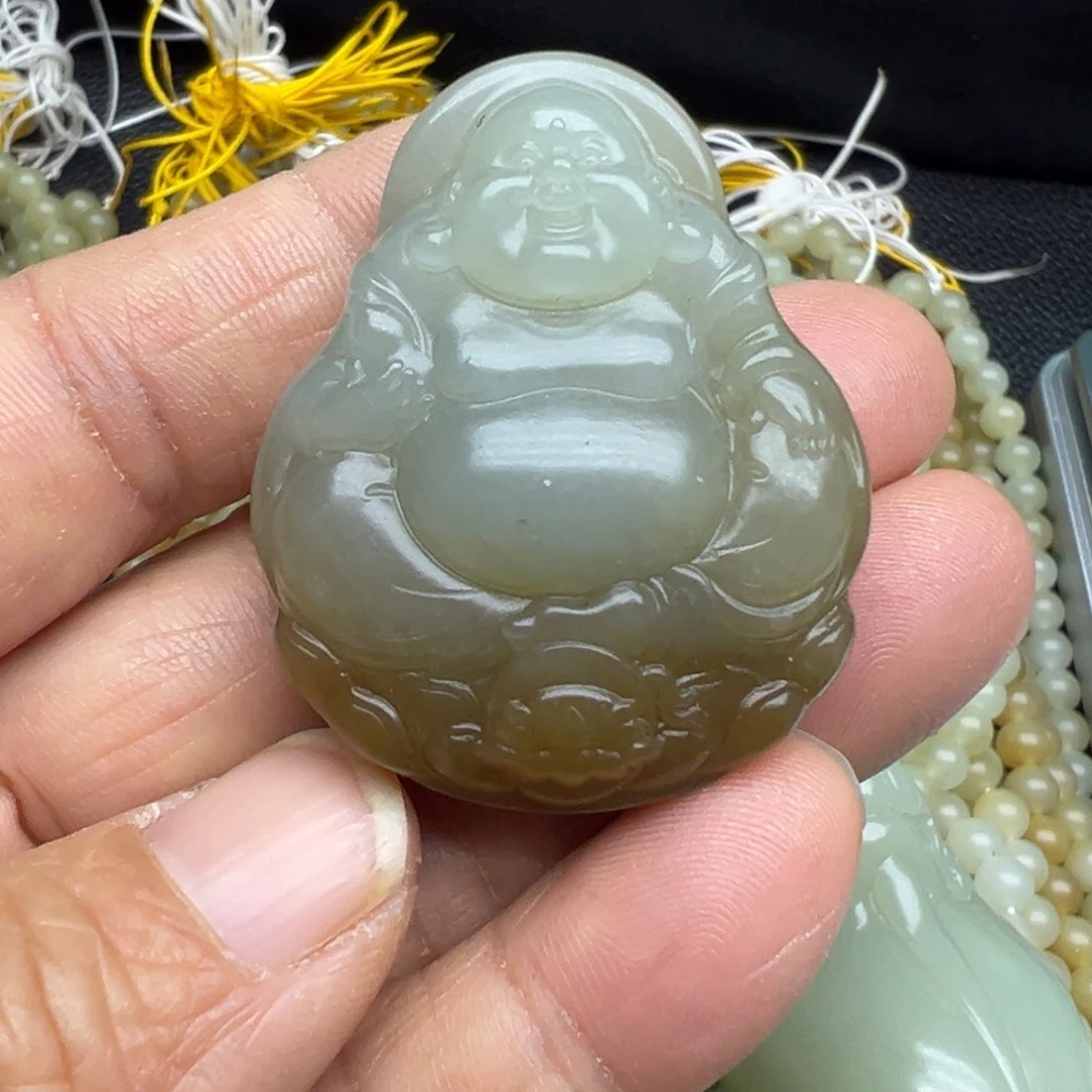 和田玉（糖玉）未镶嵌吊坠(不含链)