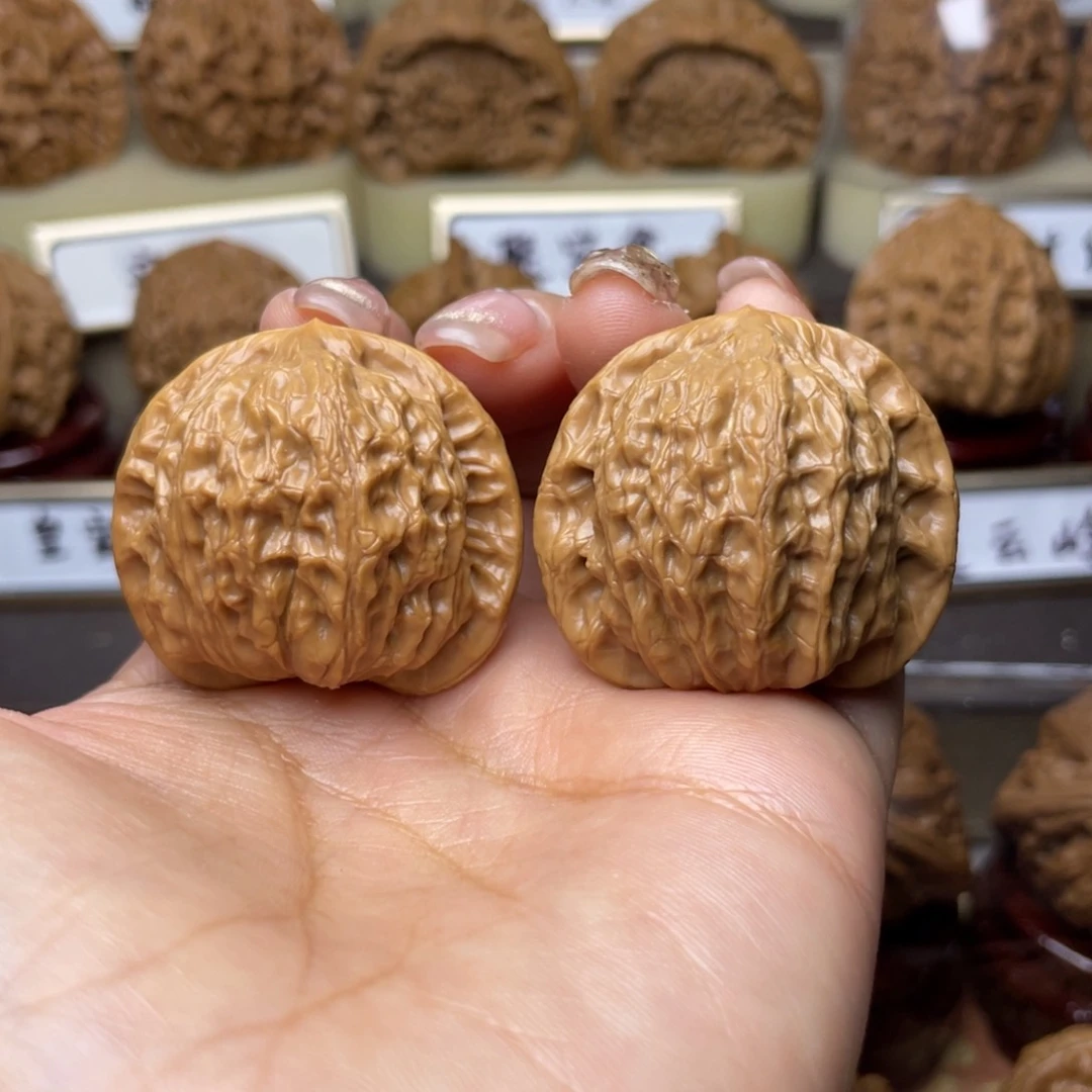 文玩核桃把件公子帽36左右