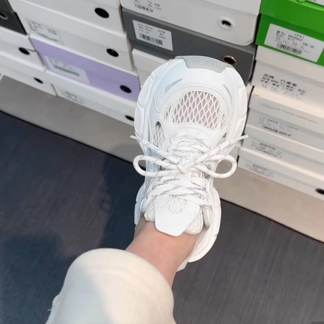 露思同款小怪兽新老爹鞋2025春夏新款松糕底时尚系带款洋气休闲鞋