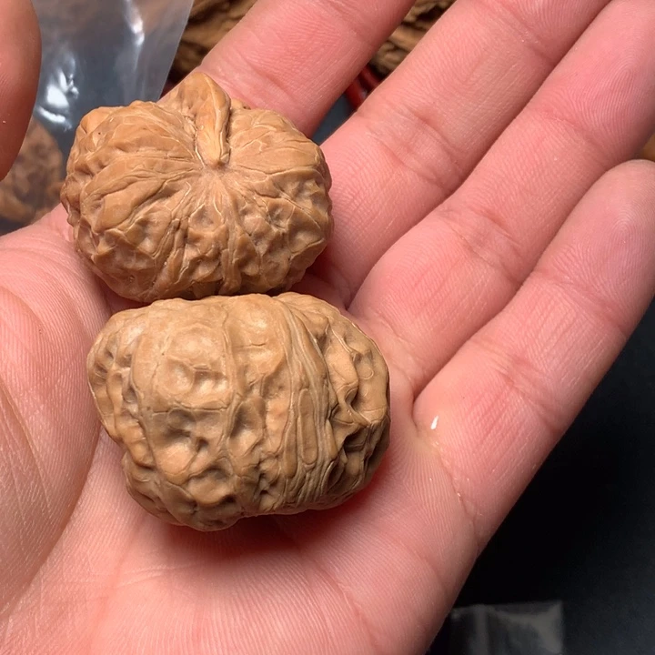 文玩核桃把件36一帆风顺704
