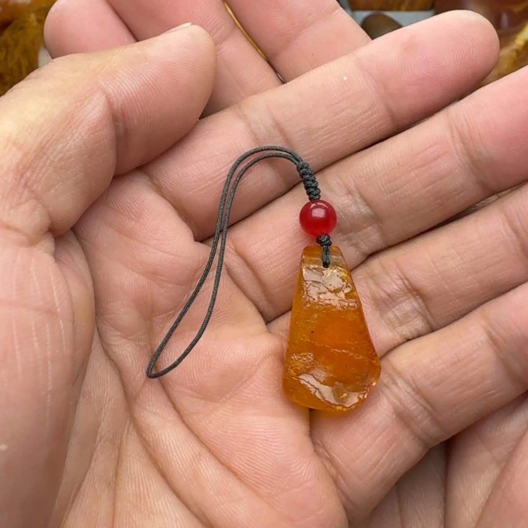 未镶嵌蜜蜡珠宝奇石天然蜜蜡手机吊坠