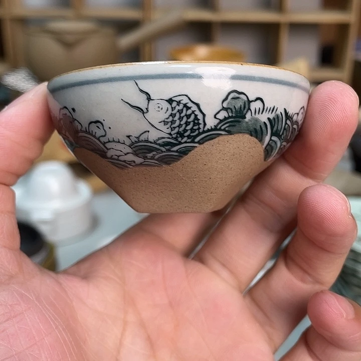 壶老段烧陶瓷茶器