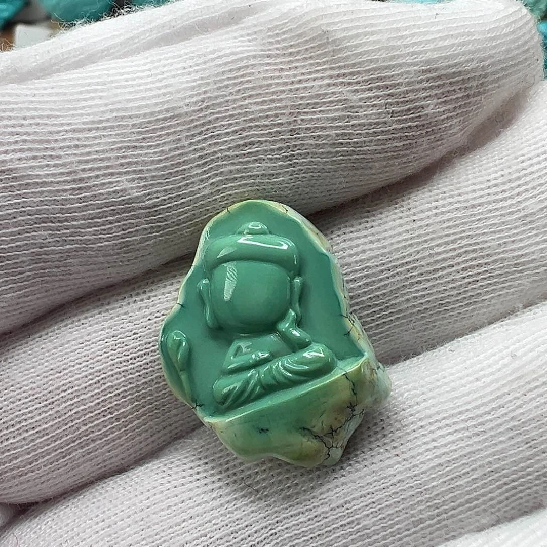 绿松石无相佛 未镶嵌