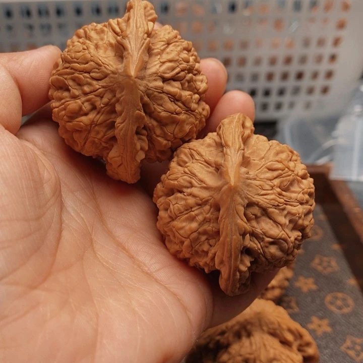 把件文玩核桃官帽50尺