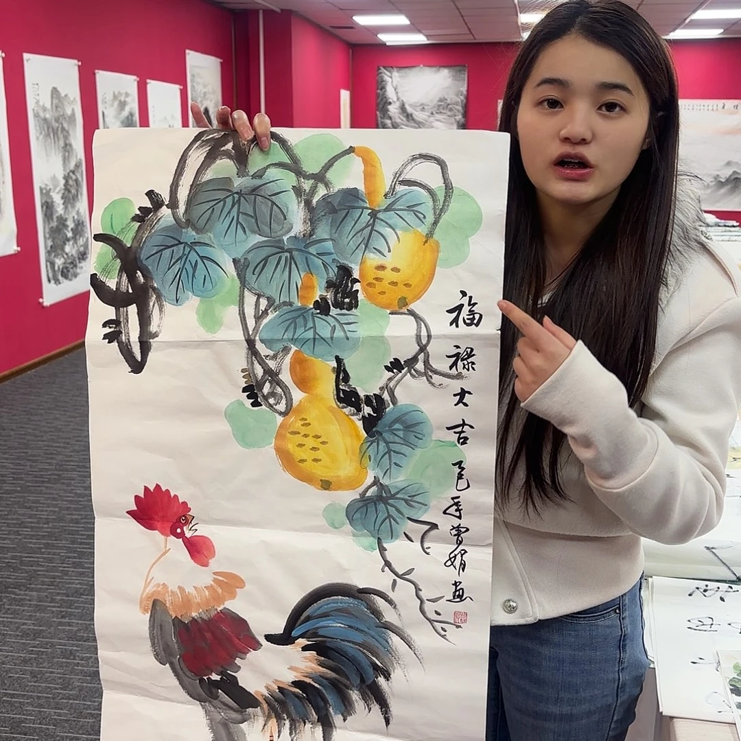 国画国画纯手绘作品