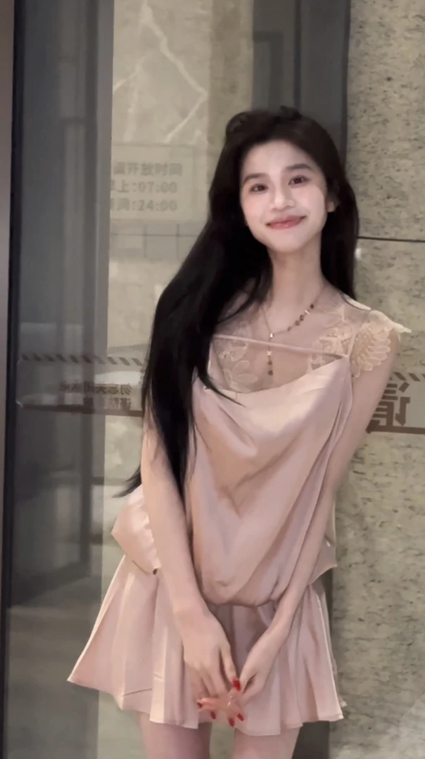 【喵喵】夏季新款温柔高级连体裤送蕾丝吊带女189