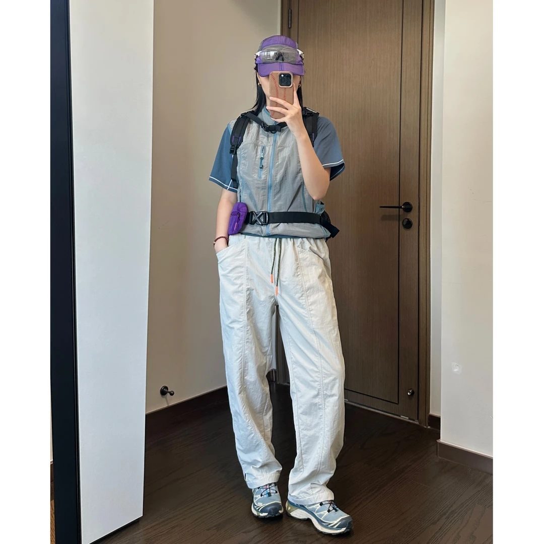 JSHU【休闲户外系列】城市极简复古山系户外速干裤宽松休闲长裤