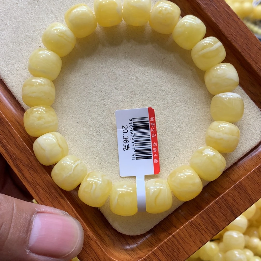 黑***猫未镶嵌蜜蜡手链蜜蜡