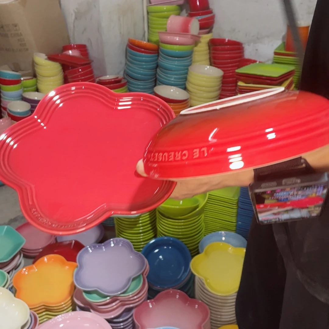 瓷片微瑕陶瓷餐具2个装