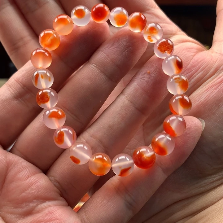 南红玛瑙手串未镶嵌