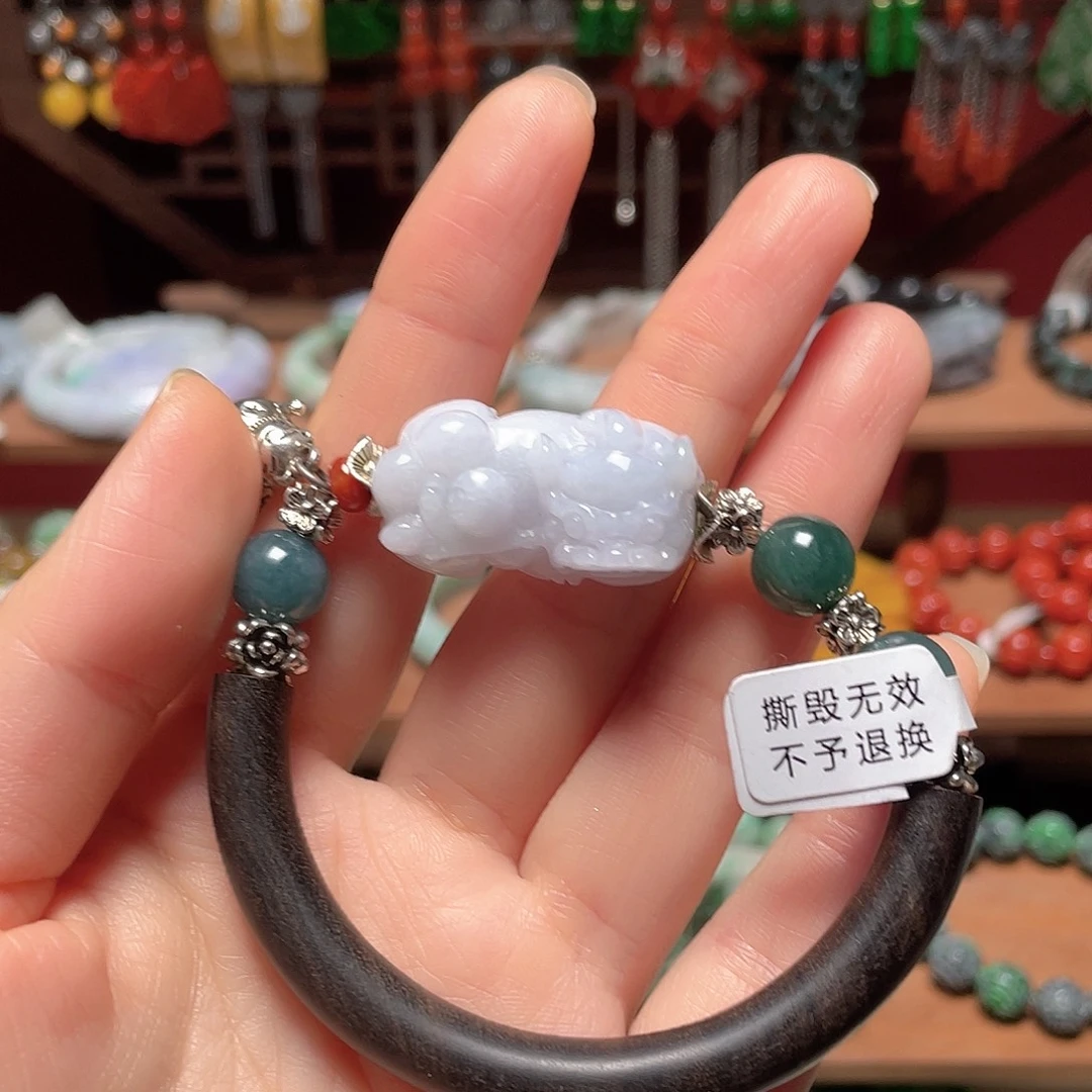翡翠未镶嵌手链饰品