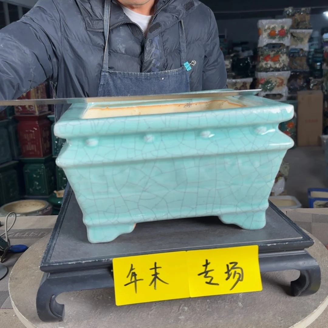 一风堂石湾花盆。微瑕