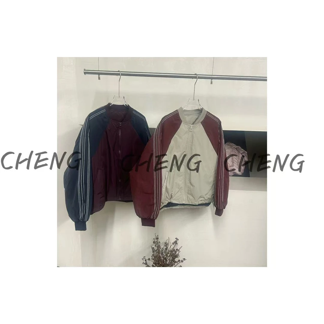 【5202】高级感羽绒服女冬季新款时尚拼接夹克休闲保暖加厚拼接外套