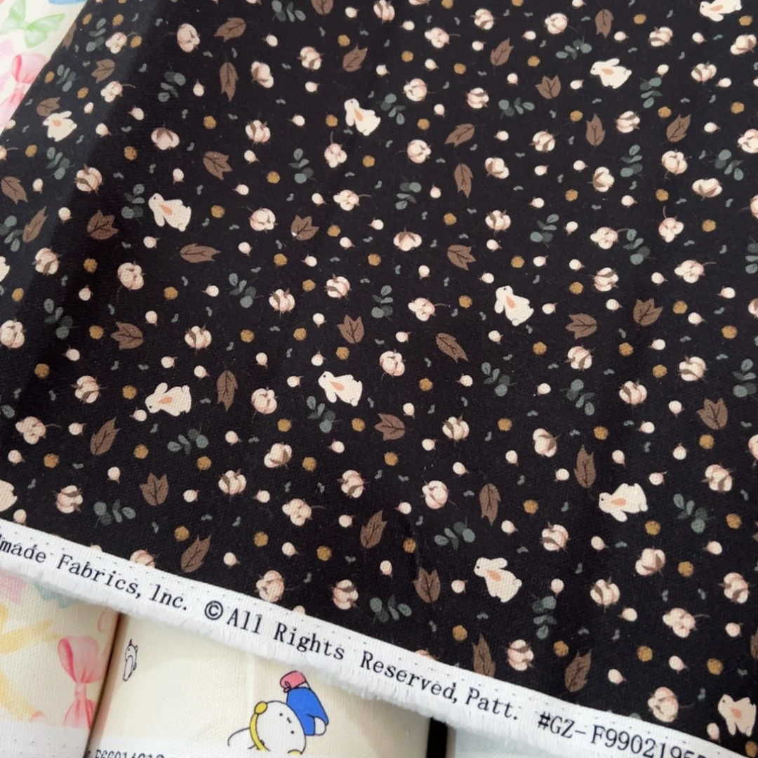 棉一米价纯棉定制帆布1.5米宽果子B