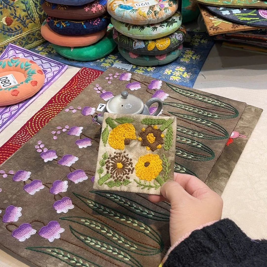 刺子绣杯垫美美价