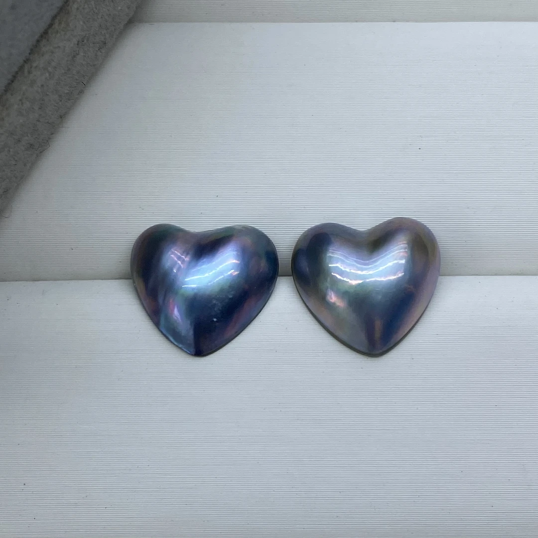 海水马贝珍珠耳钉