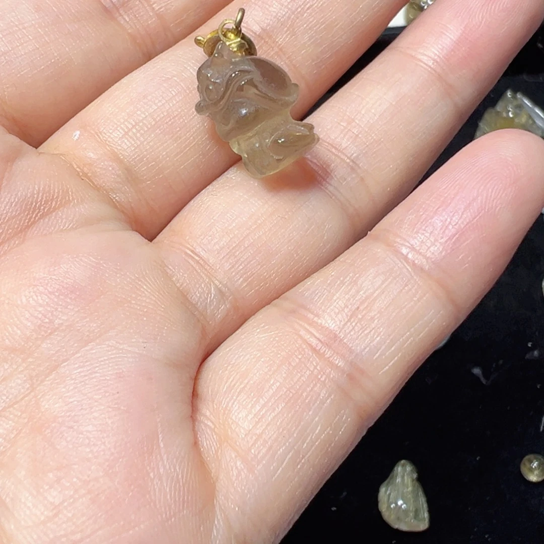 颈饰未镶嵌水晶天然水晶