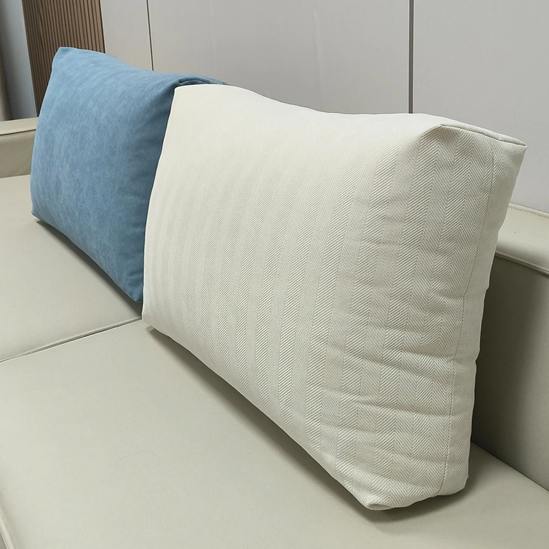 2025长方形立体雪尼尔客厅沙发大靠垫靠背抱枕套罩枕头靠枕不含芯