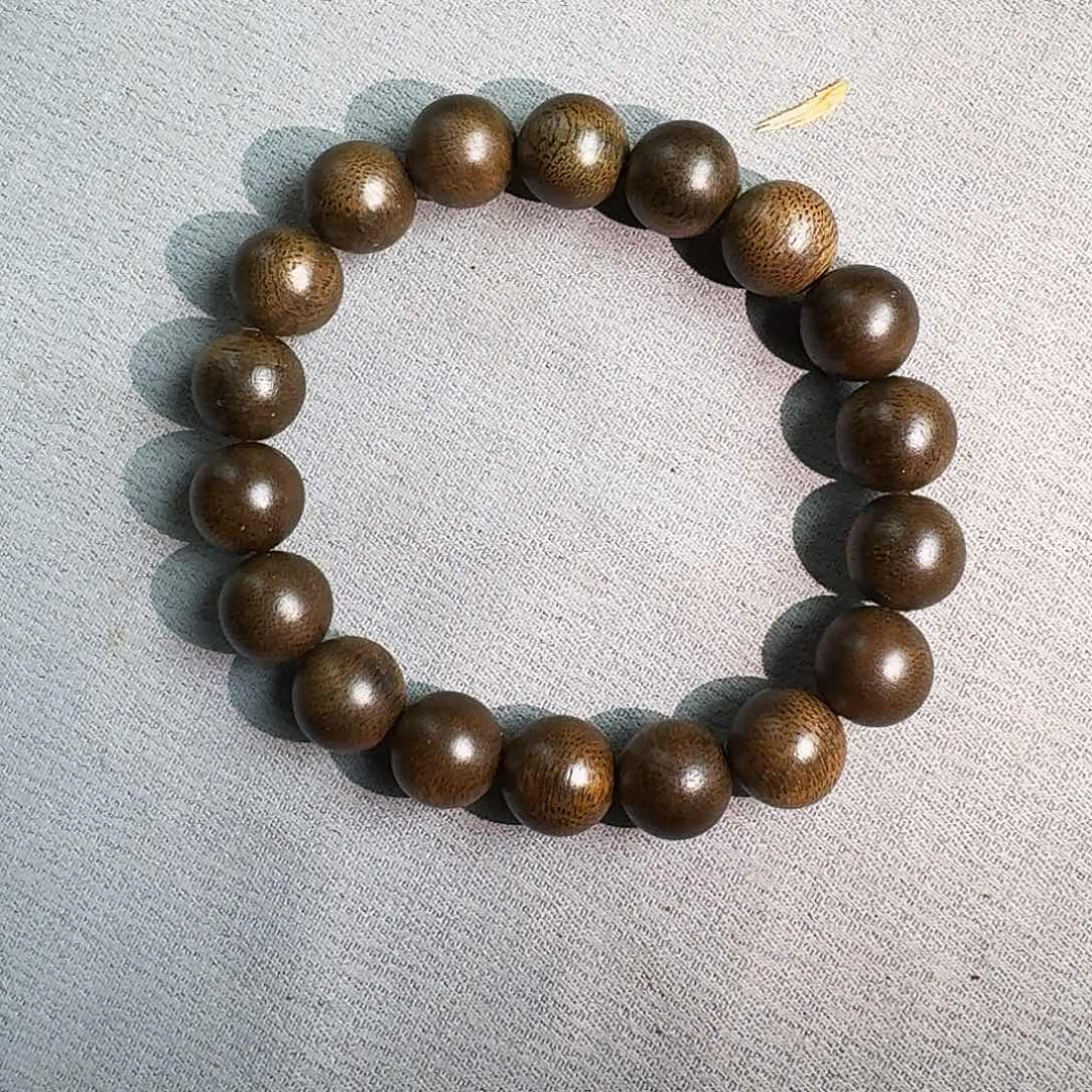 沉香香囊沉香118黄棋楠圆珠单圈卡12发一沉水级