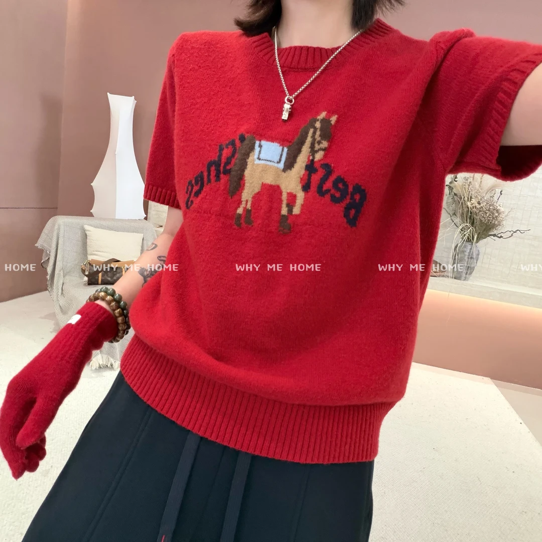 【马上发财 】欧洲北极绒百搭针织衫宽松显瘦上衣258069