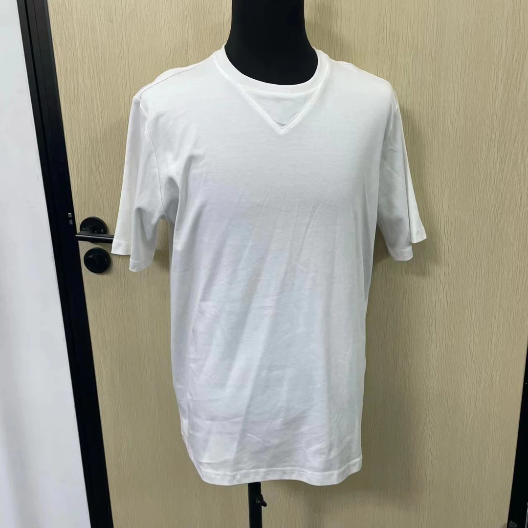 A4-男士胸口标圆领短袖T