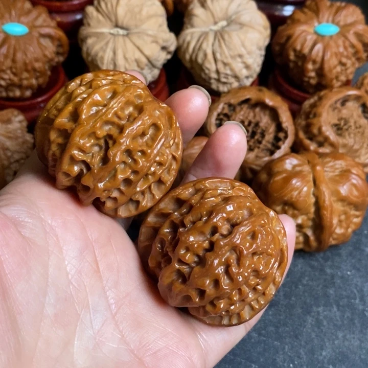 文玩核桃把件42苹果