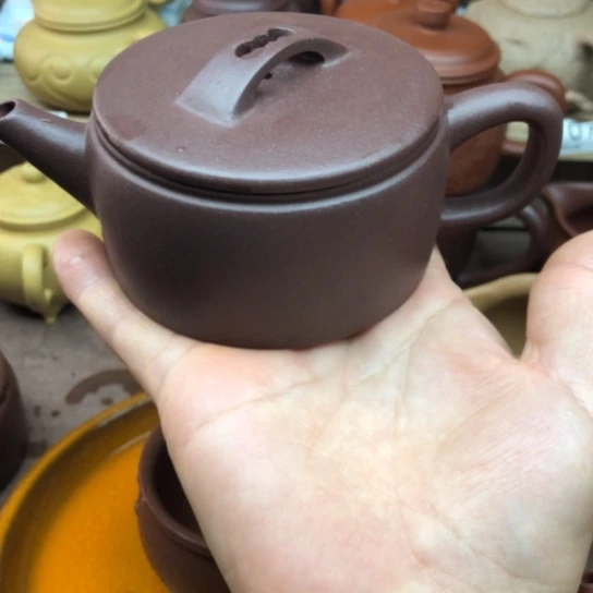 茶壶紫砂紫泥汗瓦180豪升左右