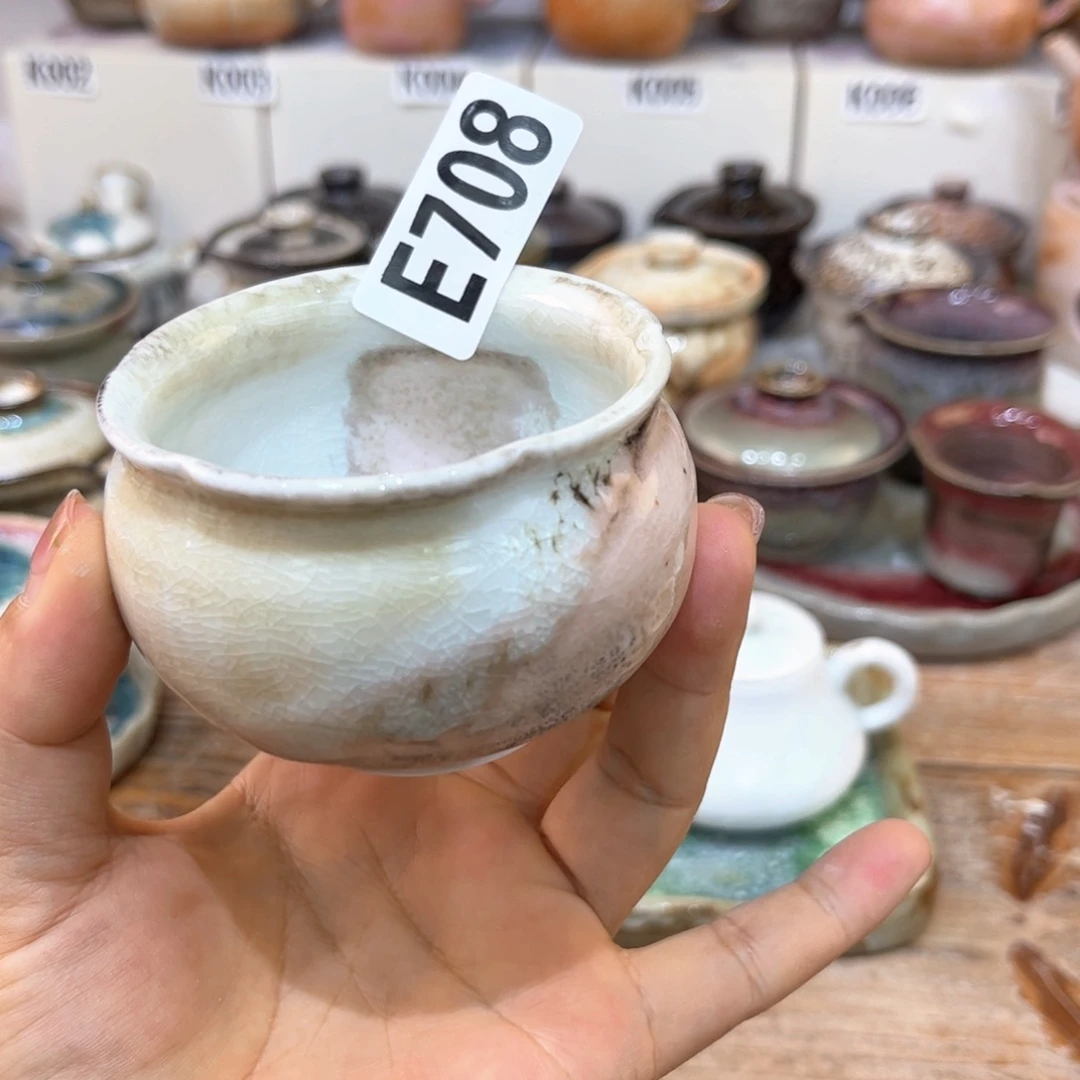 茶杯朱泥粟陶瓷艺术