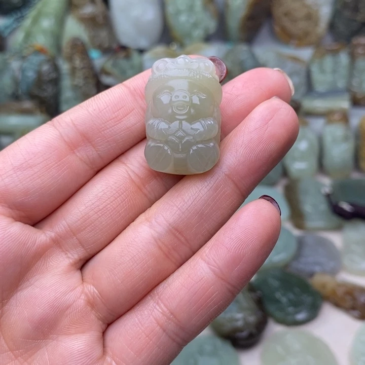 和田玉挂件未镶嵌