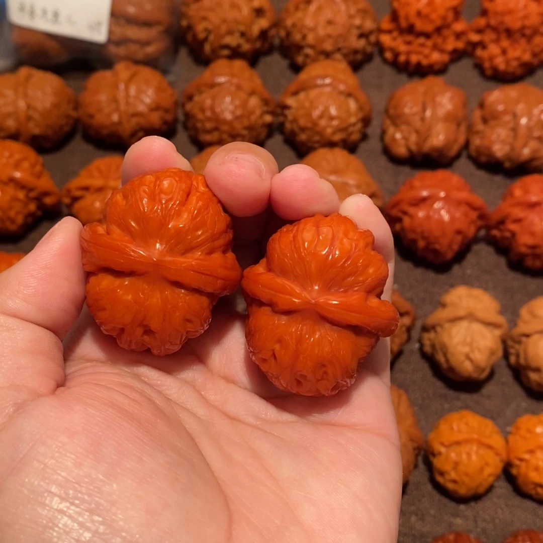 吊坠文玩核桃38平谷元宝0905