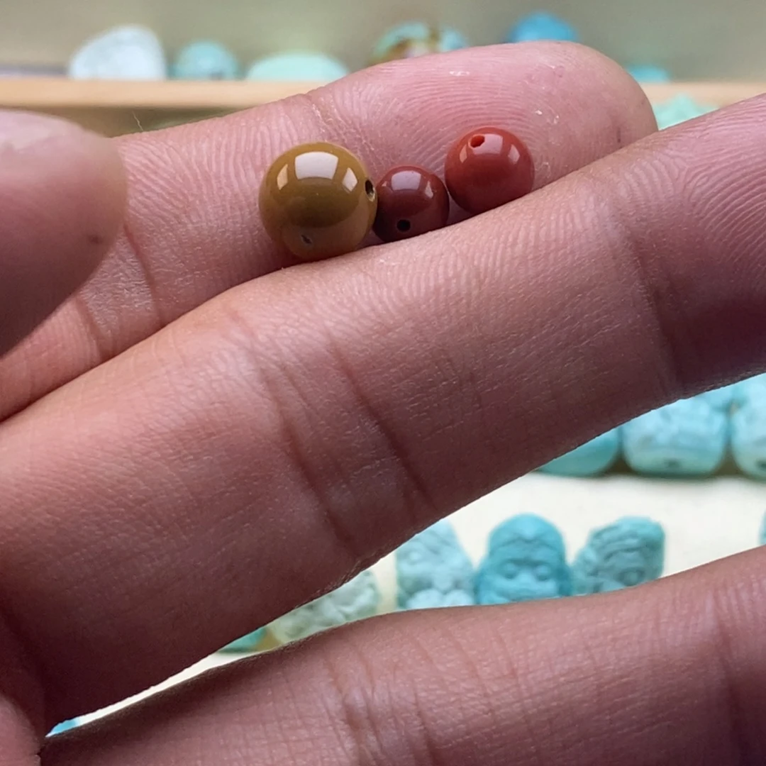 未镶嵌南红玛瑙珠宝半成品